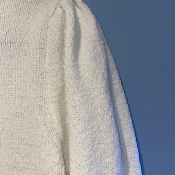 Poof New York White Sweater in Small - Picture 3 of 8